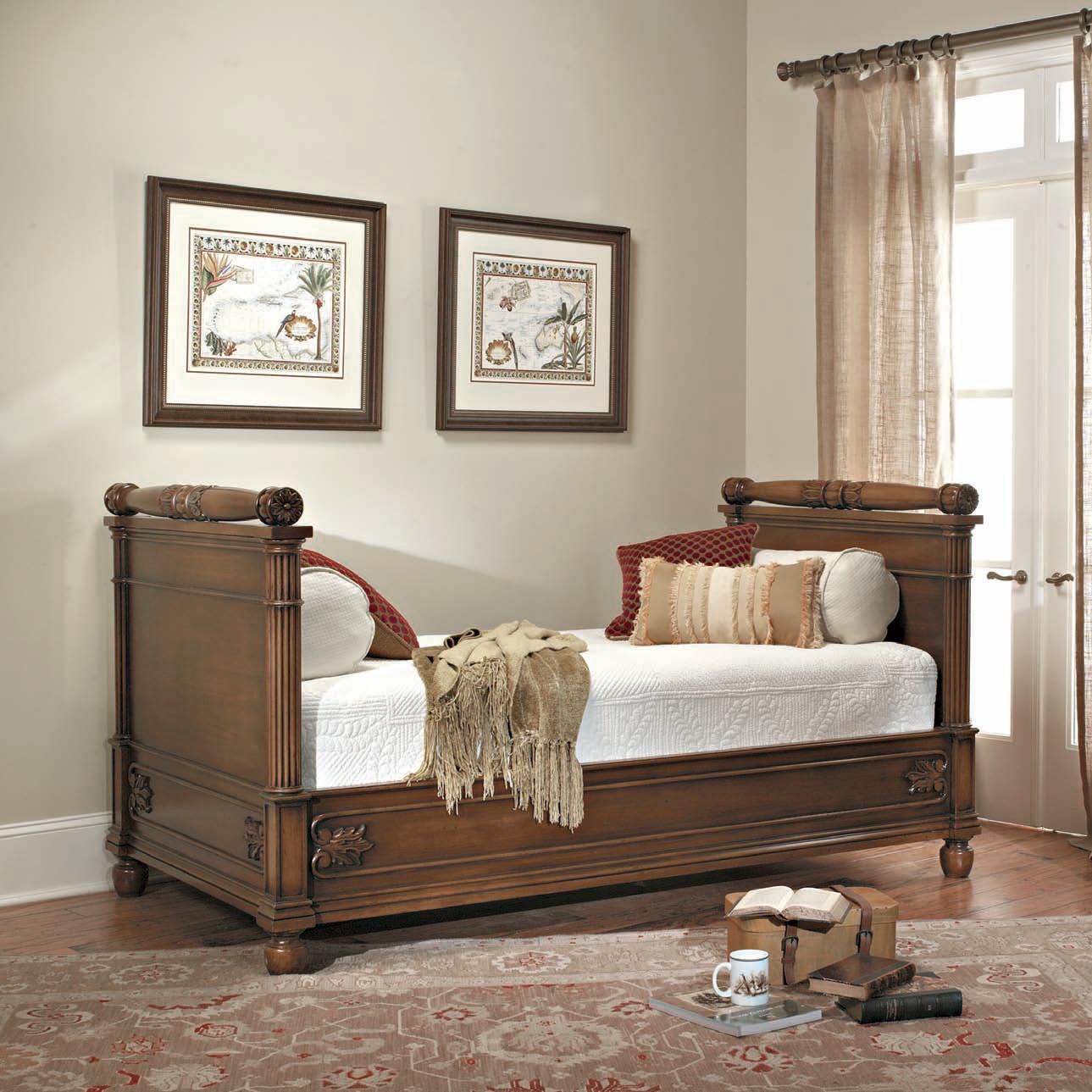Old Biscayne Designs Custom Design Solid Wood Beds Coretta Carved Wood